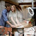 10.5 Selfie Ring Light with Stand and Phone Holder with Tripod Stand