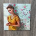 oil painting-girl with flower