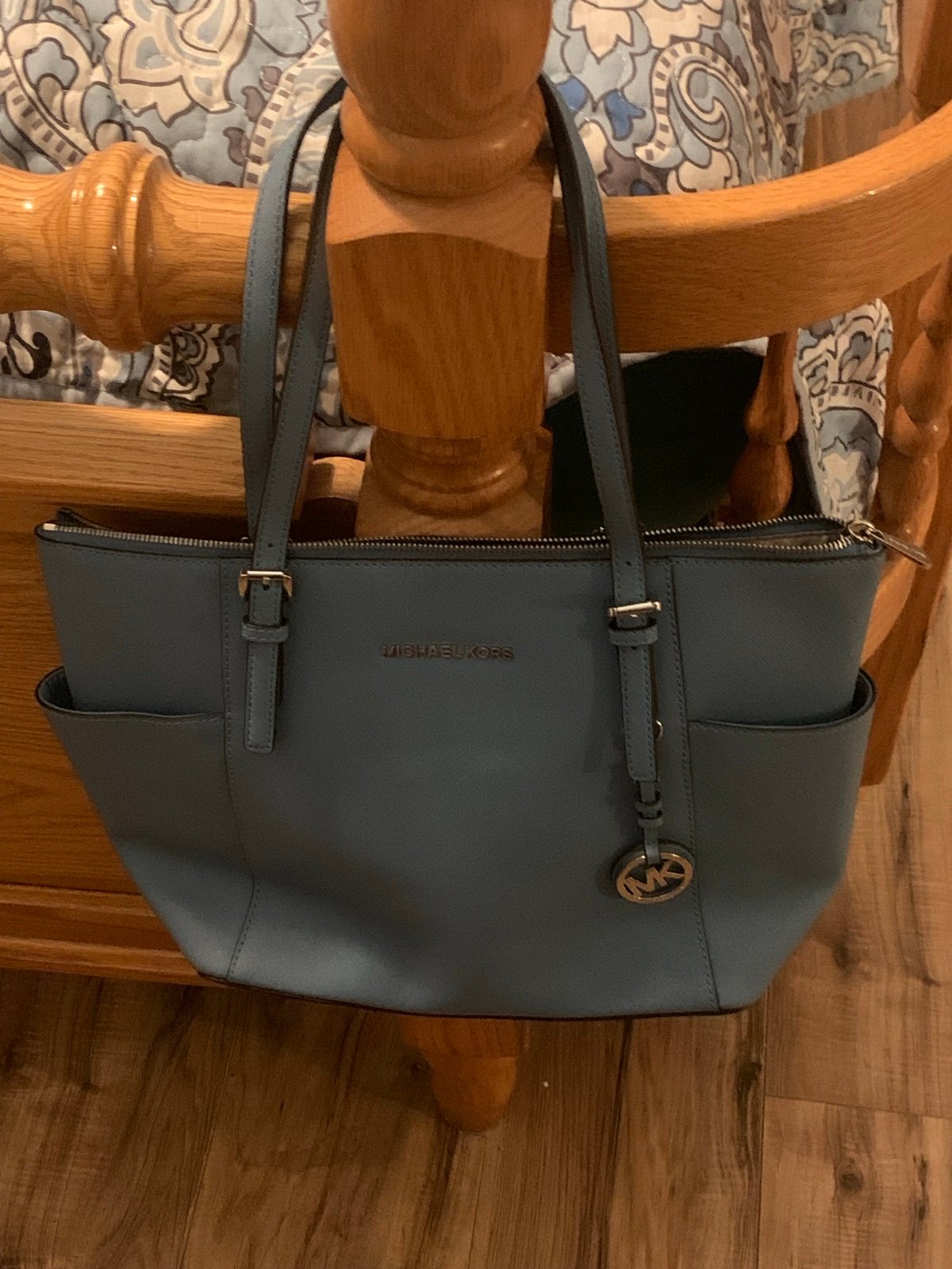 Pre-owned Michael Kors Blue Tote bag!
