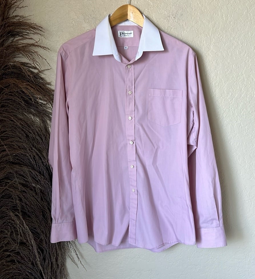 Yves Saint laurent pink dress shirt