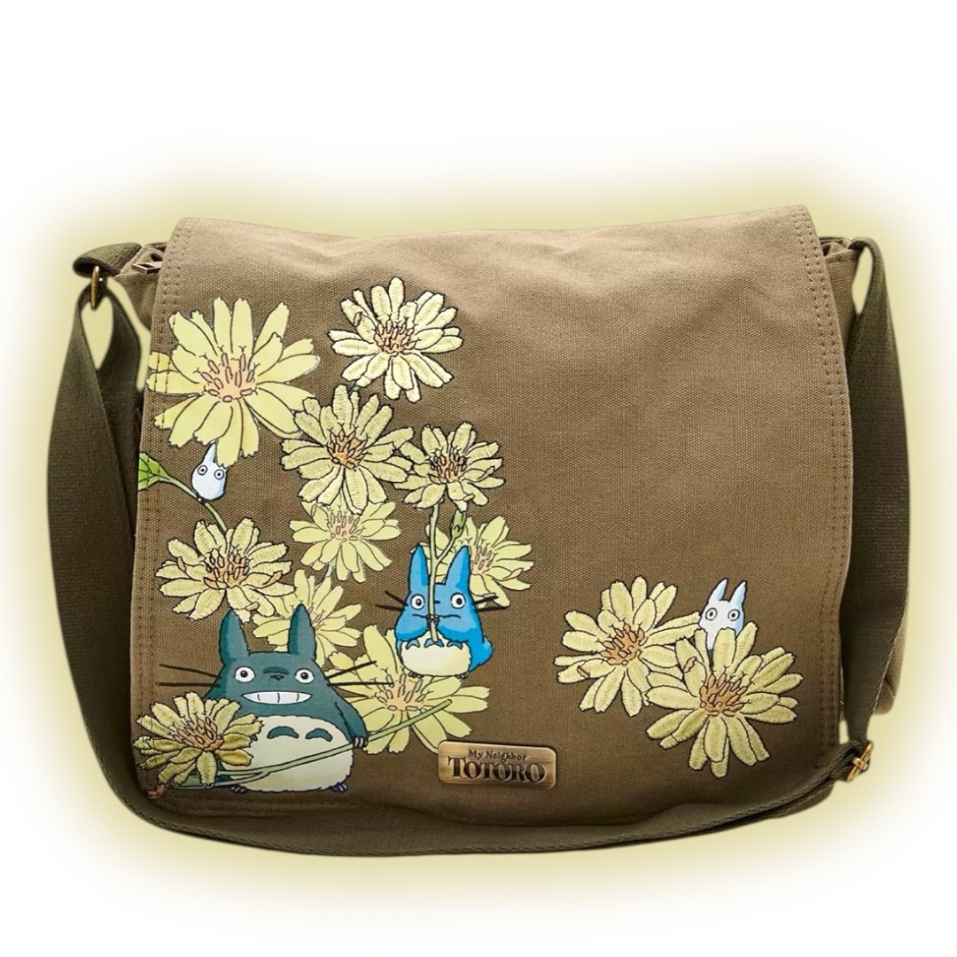 Studio Ghibli My Neighbor Totoro Flower Messenger Bag