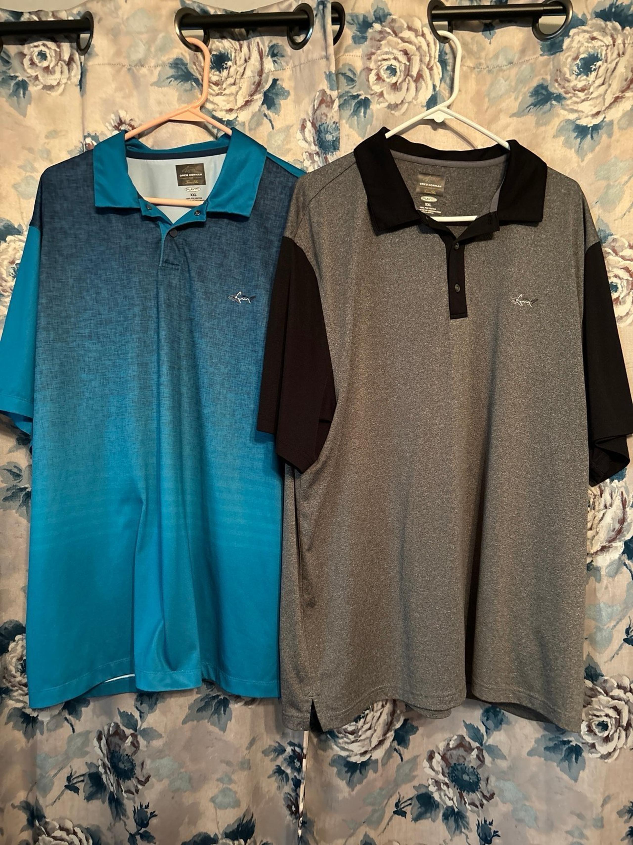 Men’s Greg Norman Polo golf shirts lot XXL