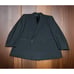 Burberry Double Brest Blazer Jacket Men's Sport Coat Black *FLAW*