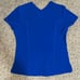 MED COUTURE ROYAL BLUE SCRUB SET / MEDIUM TOP AND BOTTOMS
