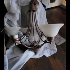 chandelier 6 globe light fixture