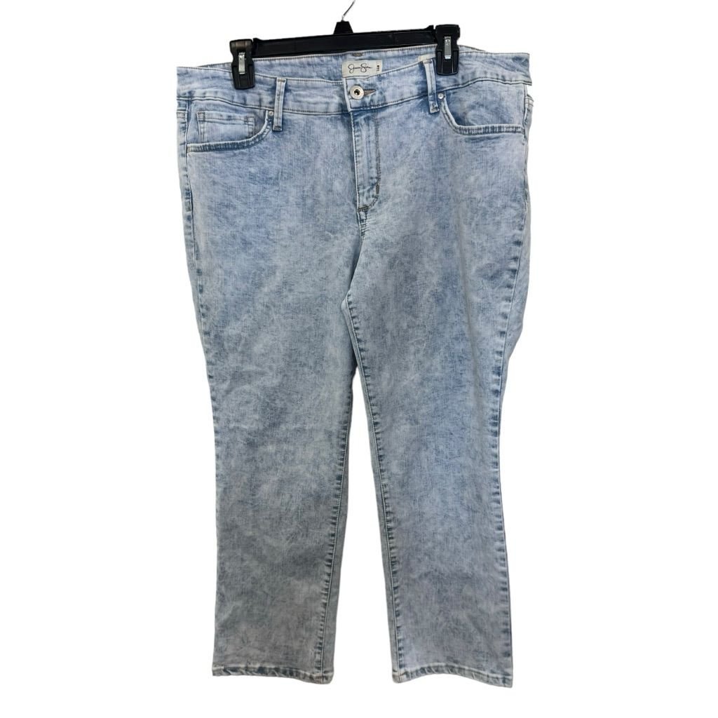 Women's Jessica Simpson Arrow Straight Jeans - Size 16W - Blue