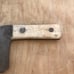 Large Antique Meat Cleaver Wooden Handle