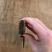 Large Antique Meat Cleaver Wooden Handle
