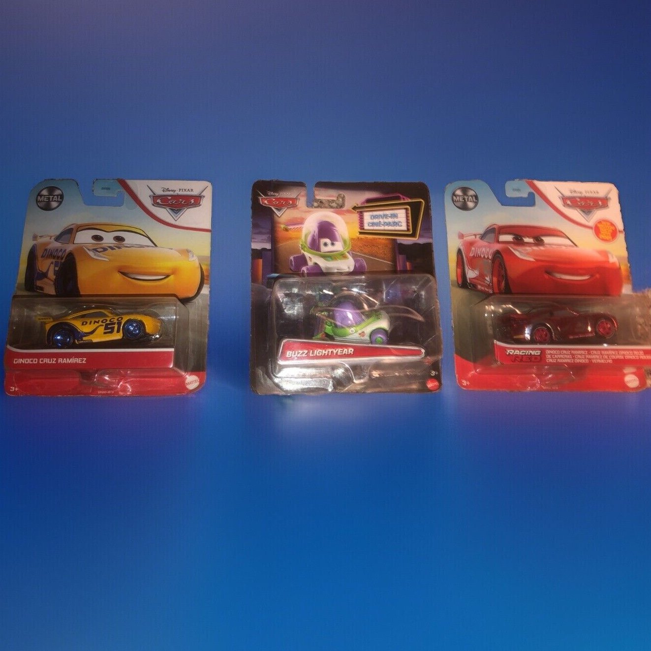 Lot Of 3 Unopened Disney Pixar Cars.