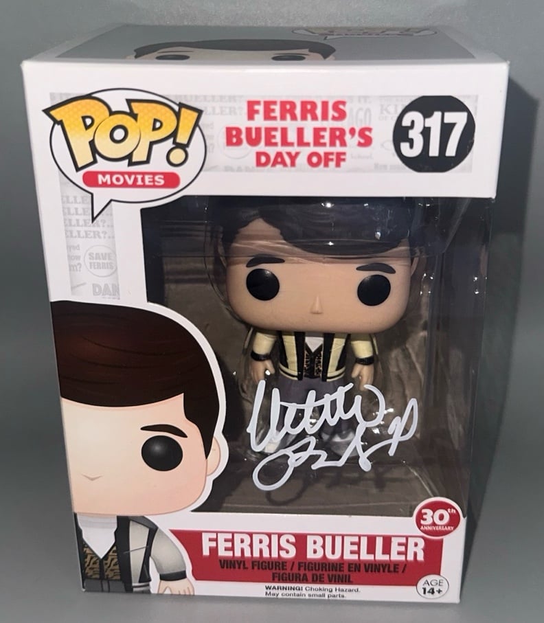 Matthew Broderick Ferris Bueller Signed Funko 317 Autograph PSA/DNA