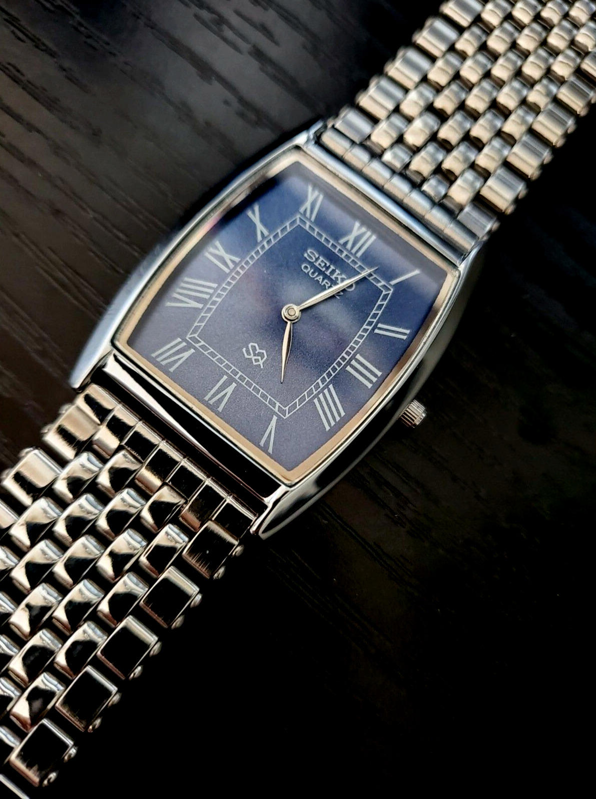 RARE - Perfect Old Stock Vintage Slim SQ Barrel Tank Wrist Watch