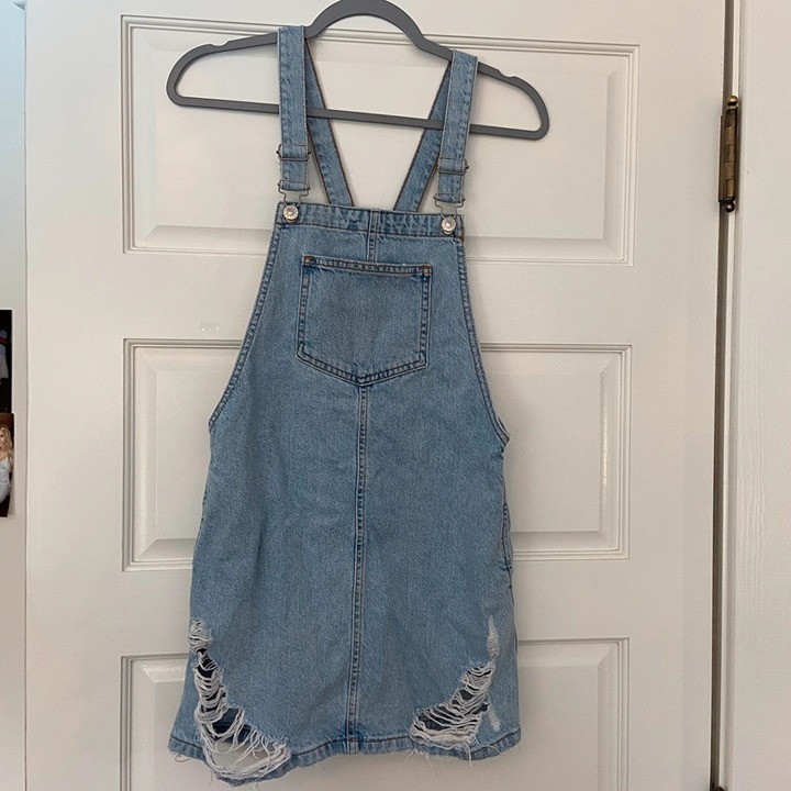 Topshop overall dress