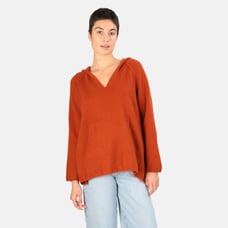 James Perse Oversized Cashmere Hooded Sweater