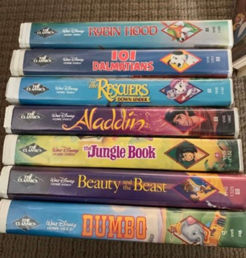 Disney VHS Black Diamond (Set of 7)