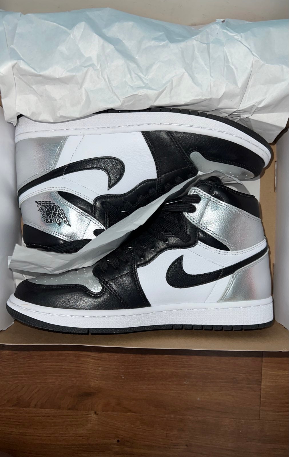 Jordan 1 high Sliver Toe
