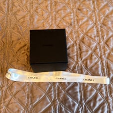 Chanel box with ribbon