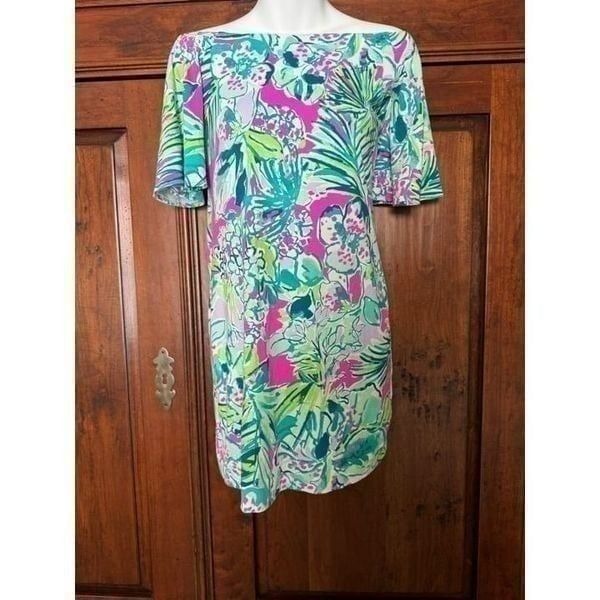 Lilly Pulitzer Off Shoulder Fawcett Dress Size XXS