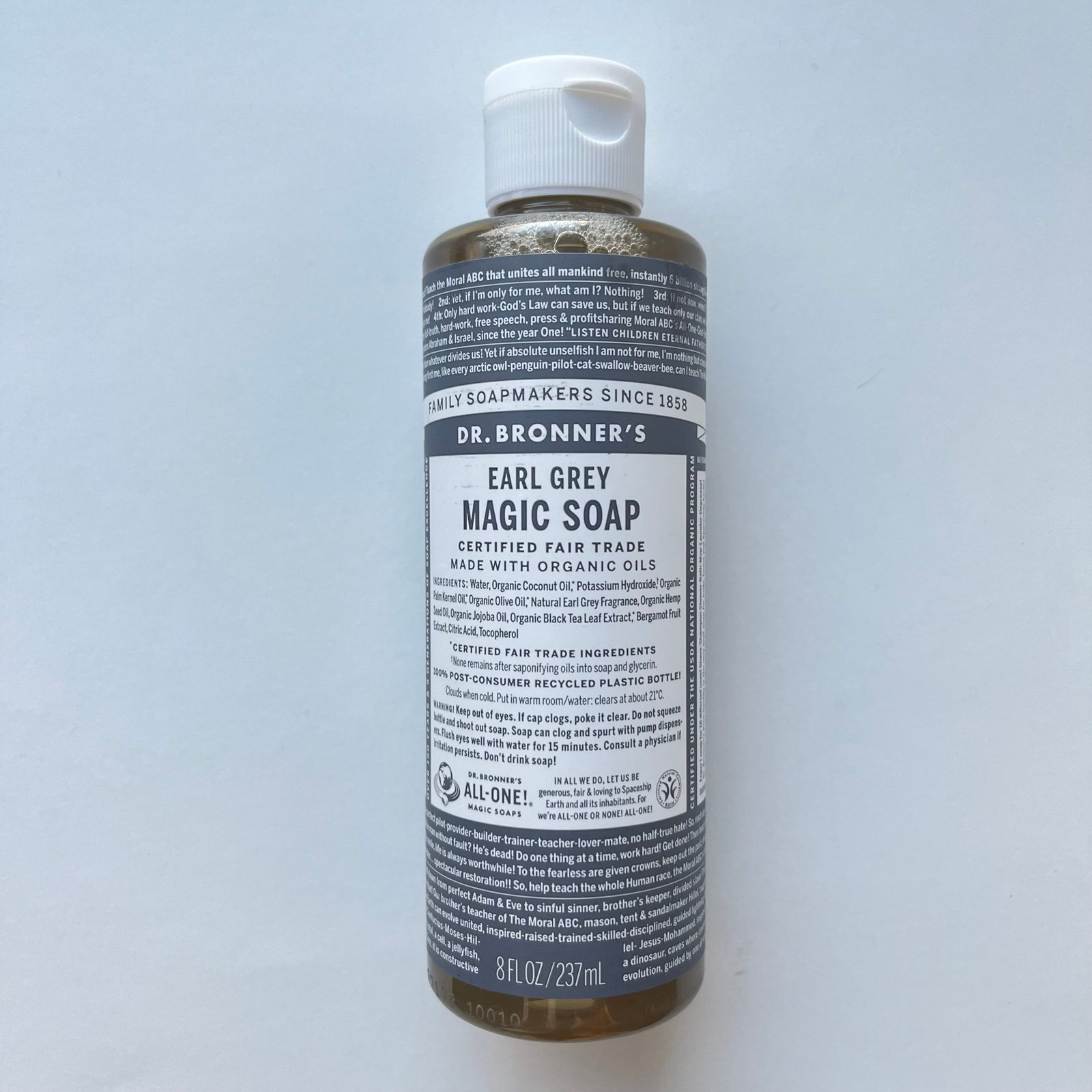 Dr Bronners EARL GREY Pure Castille Soap 8oz