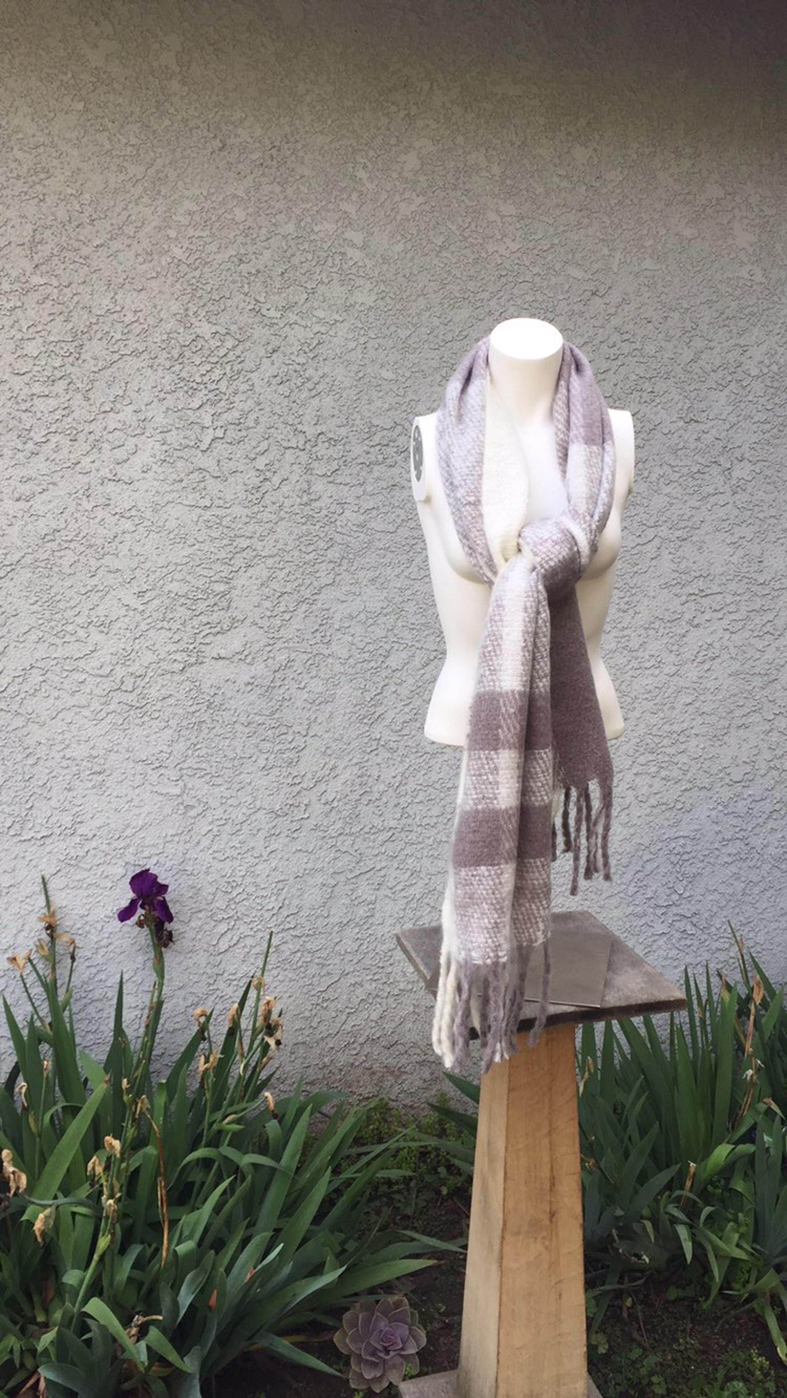 LC Lauren Conrad Plaid Oversized Scarf