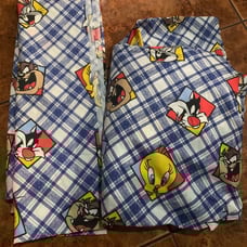 Vintage Looney Tunes Sheets Bugs Bunny Taz Daffy warner bros