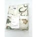 SET OF 2 POTTERY BARN AUTUMN BOTANICAL COMFORTER QUILTED KING SIZE PILLOW SHAMS