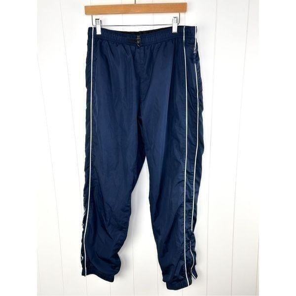 Vintage 90s Polo Sport Ralph Lauren Windbreaker Track Pants Sz M Logo Spell Out