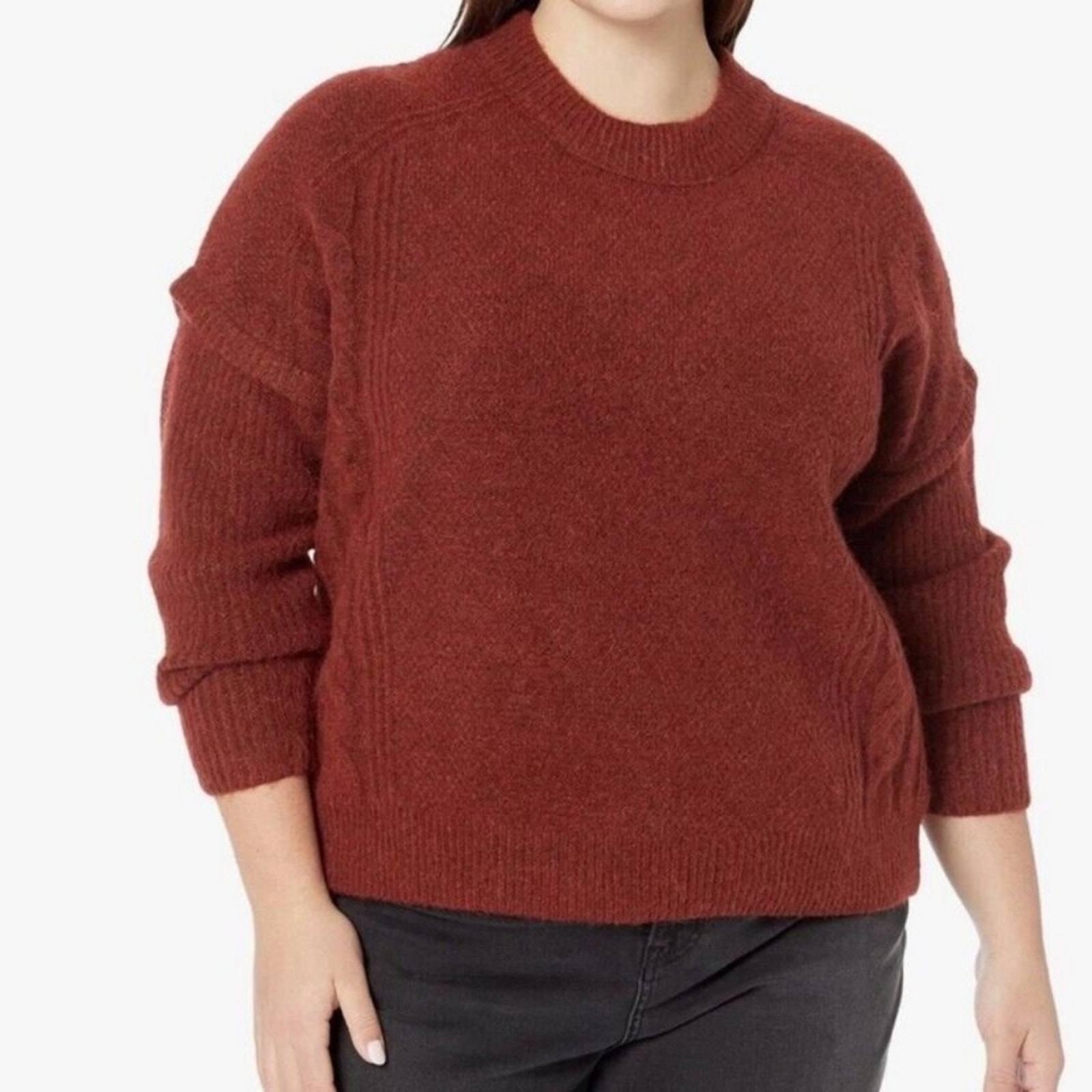 NWT Madewell Plus Cable Havener Pullover Sweater Size 3X