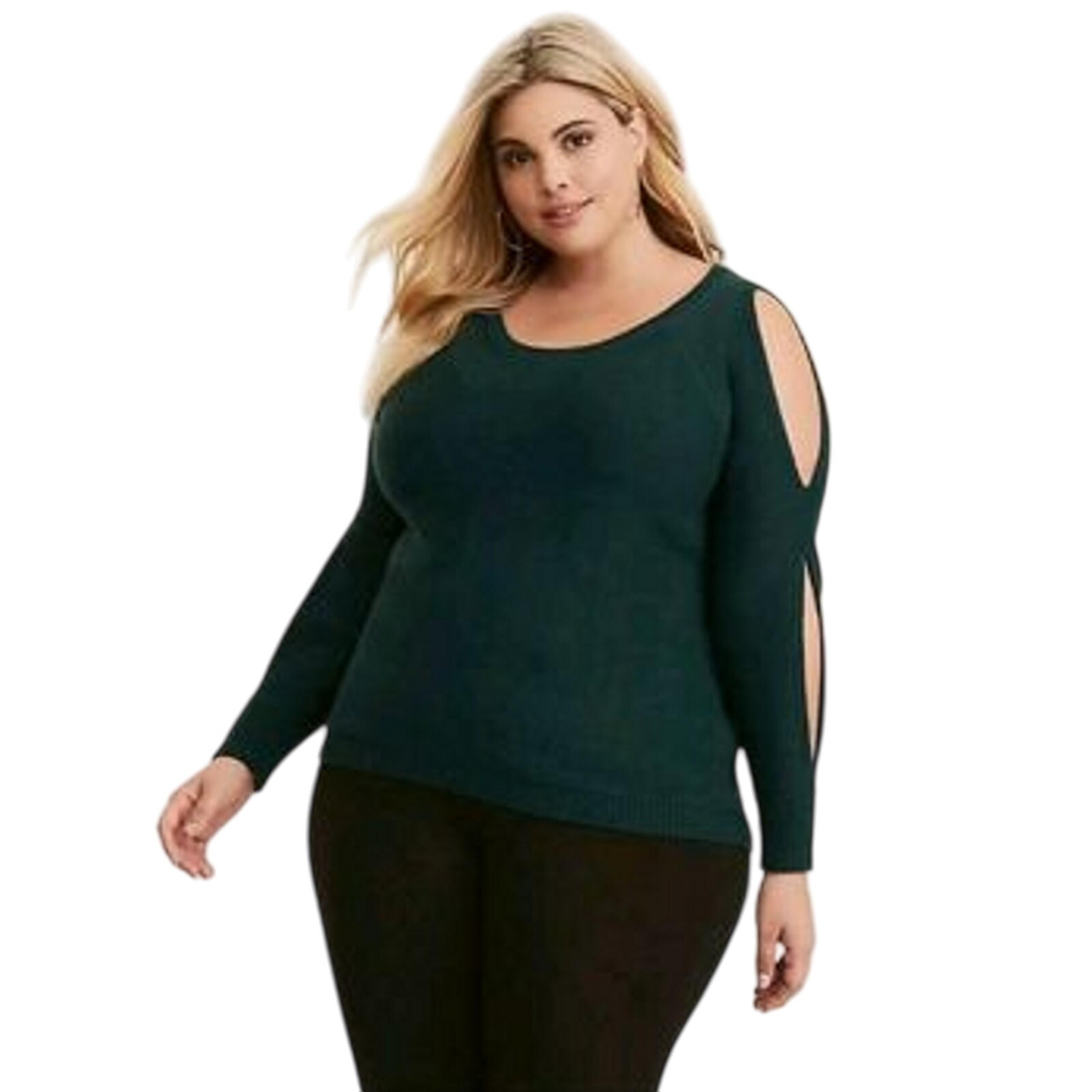 Torrid SPLIT SLEEVE PULLOVER SWEATER 0X