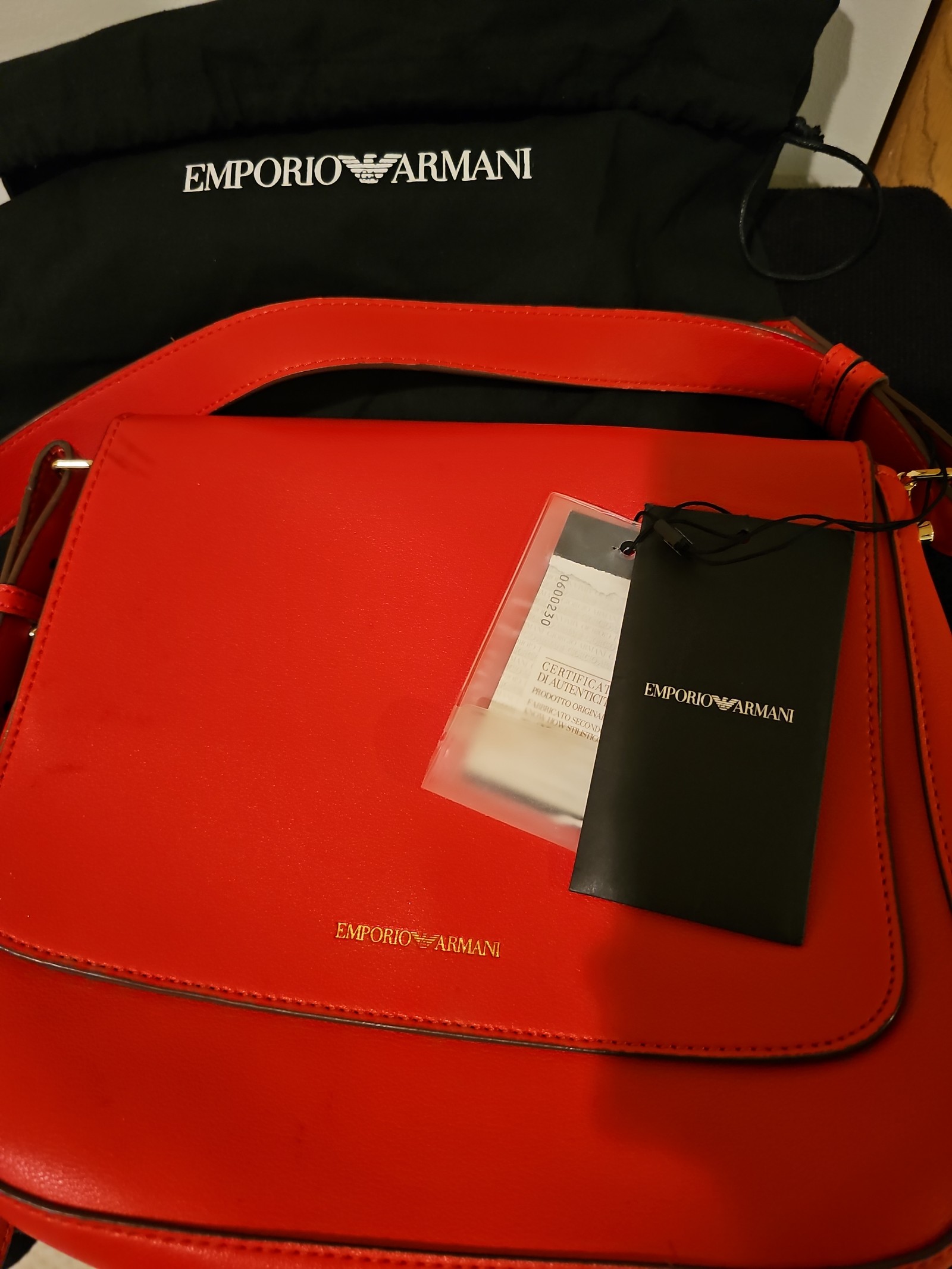Emporio Armani Purse- Red