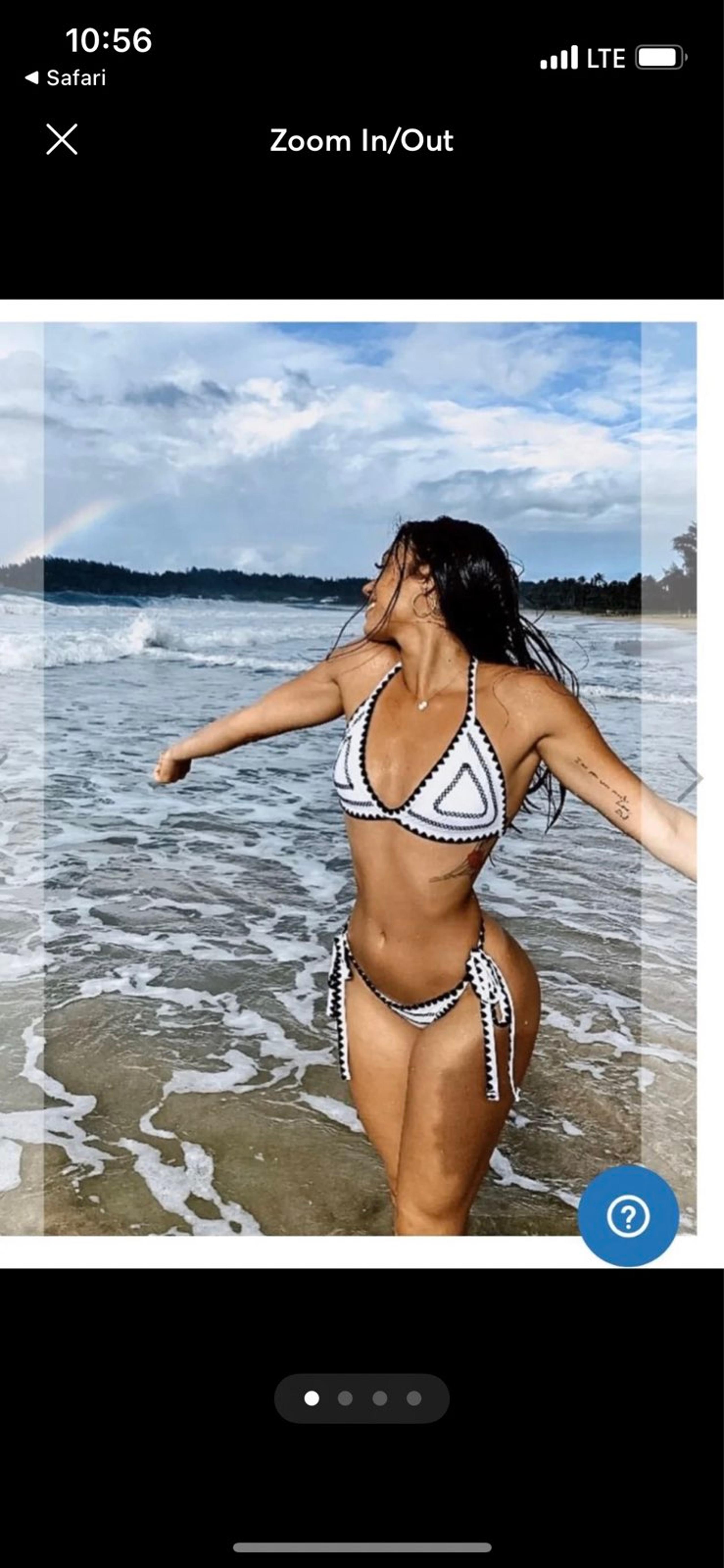 Sunny Co. Black/White Maya Bikini Set