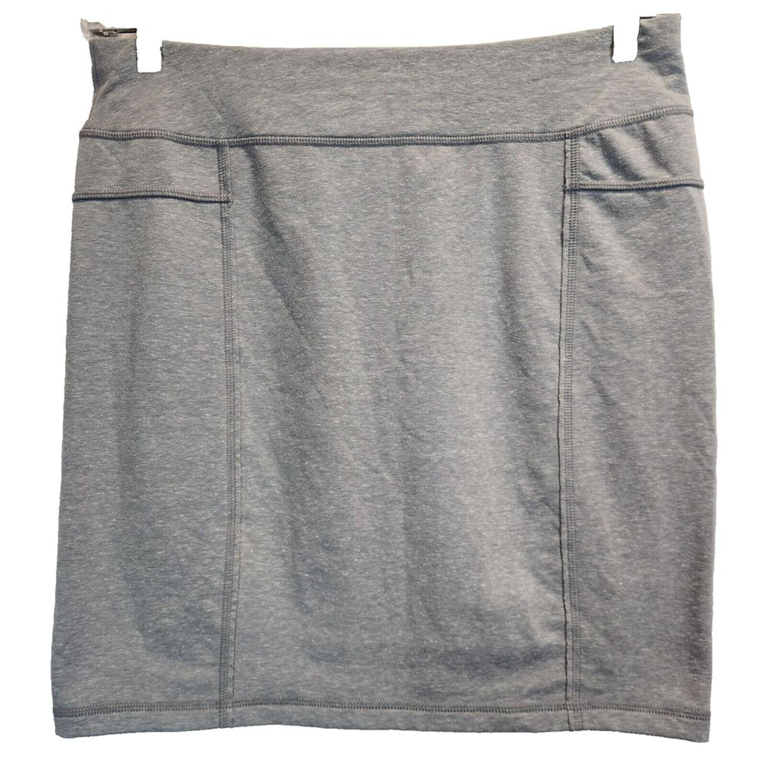 Athleta Soho Skirt Women's Size 10 Gray Pencil Stretchy Pull On Everyday Active
