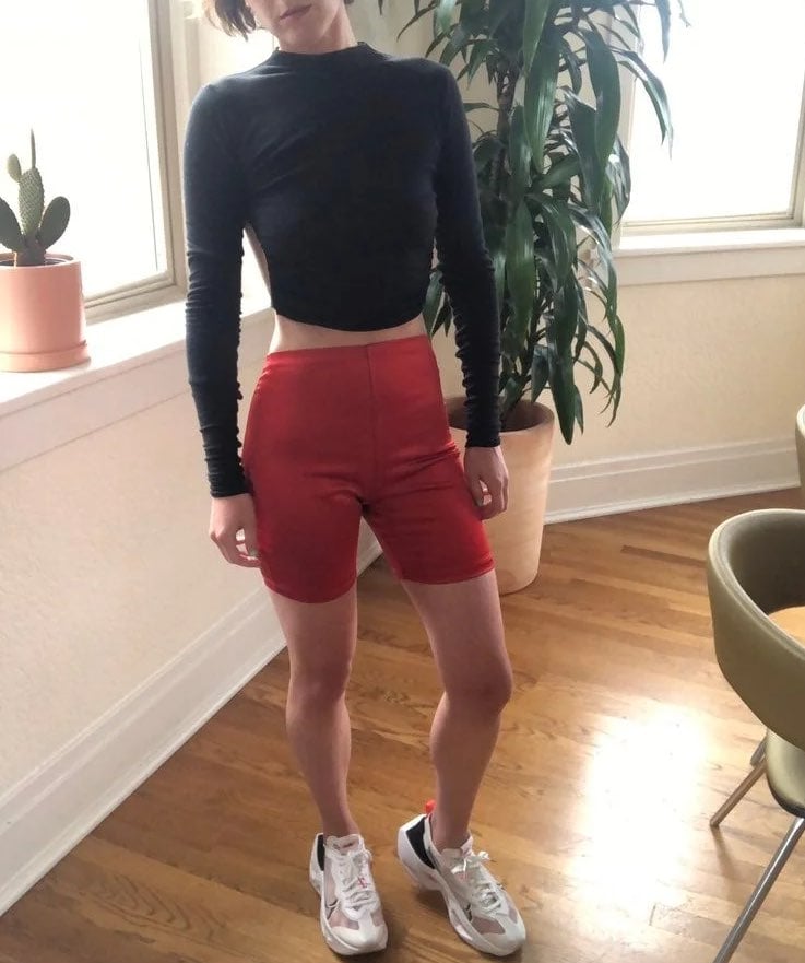 Red Bike Shorts