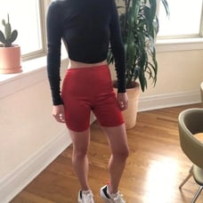 Red Bike Shorts