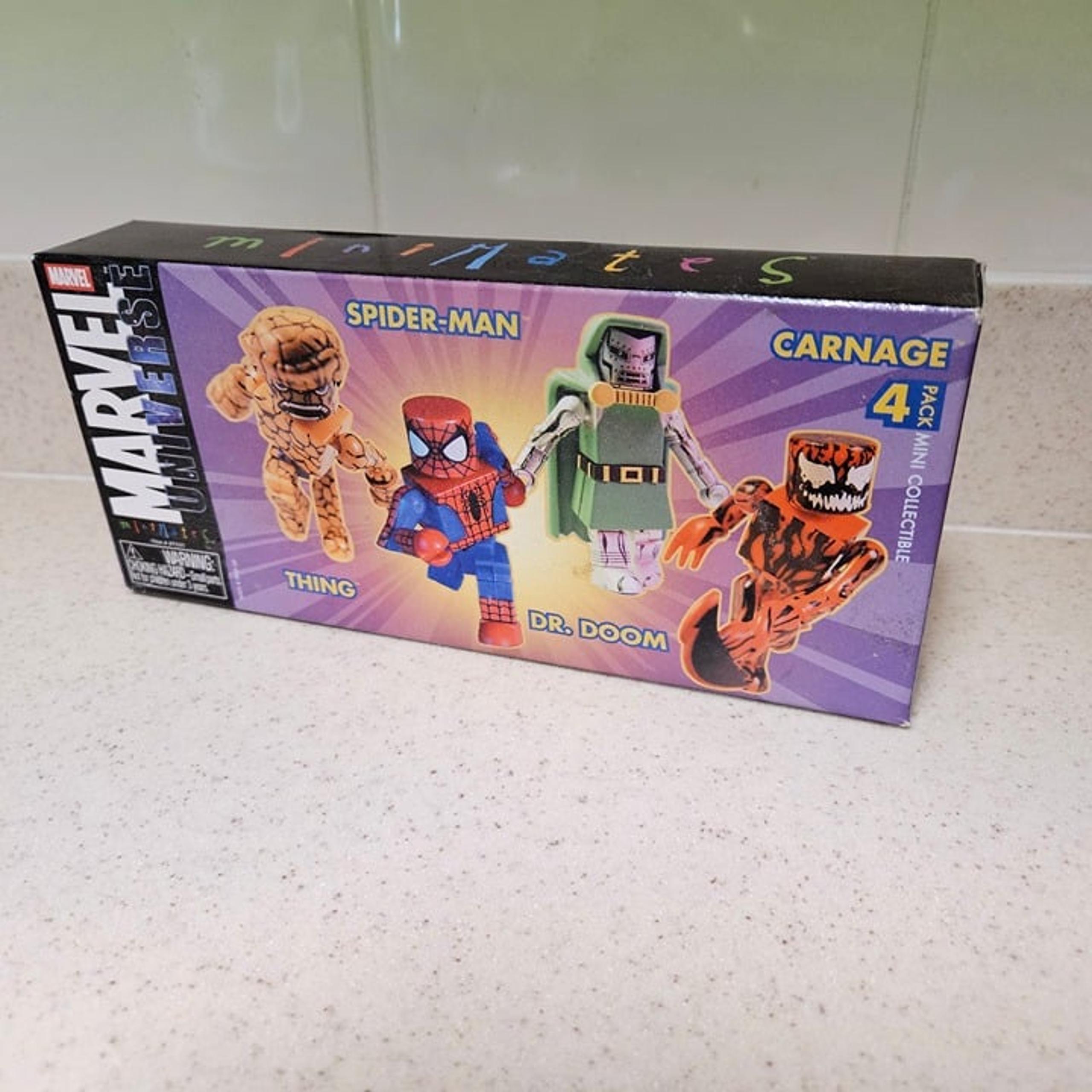 Marvel minimates 4 pack - Thing Spider-man Dr. Doom Carnage