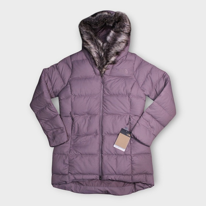 The North Face Womens Dreamer Parkina 600-Down Winter Jacket Fawn Grey X-Small