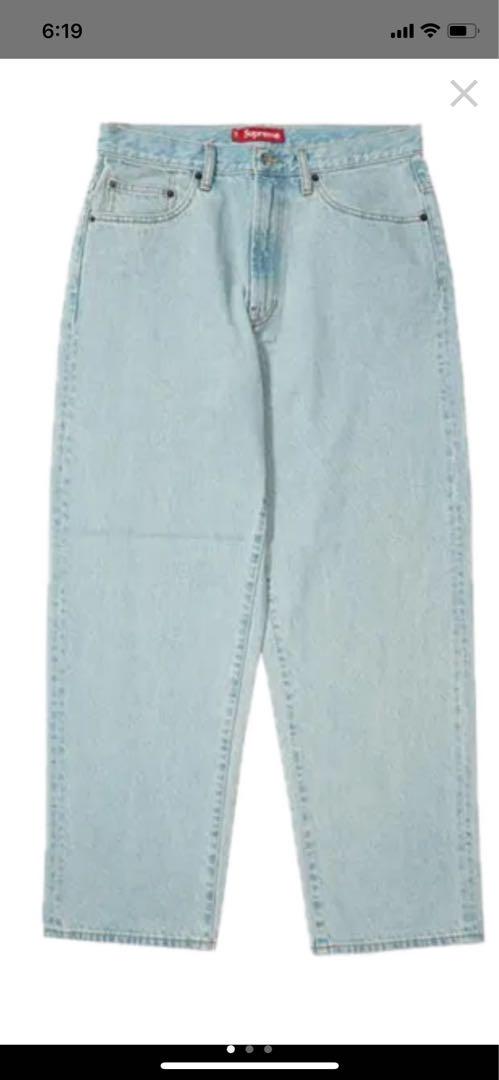 Supreme Baggy Jean Washed Indigo 32 inch
