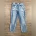 Lagence Sada Slim-Leg Cropped Jean High Rise Raw Hem Straight 28