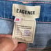 Lagence Sada Slim-Leg Cropped Jean High Rise Raw Hem Straight 28