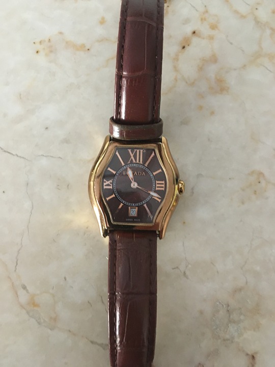 Escada Brown Grace Watch With Leather band