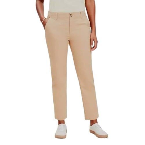 NWT Womens Size 12 Ann Taylor LOFT Dark Khaki Monroe Slim Chino Pants NEW