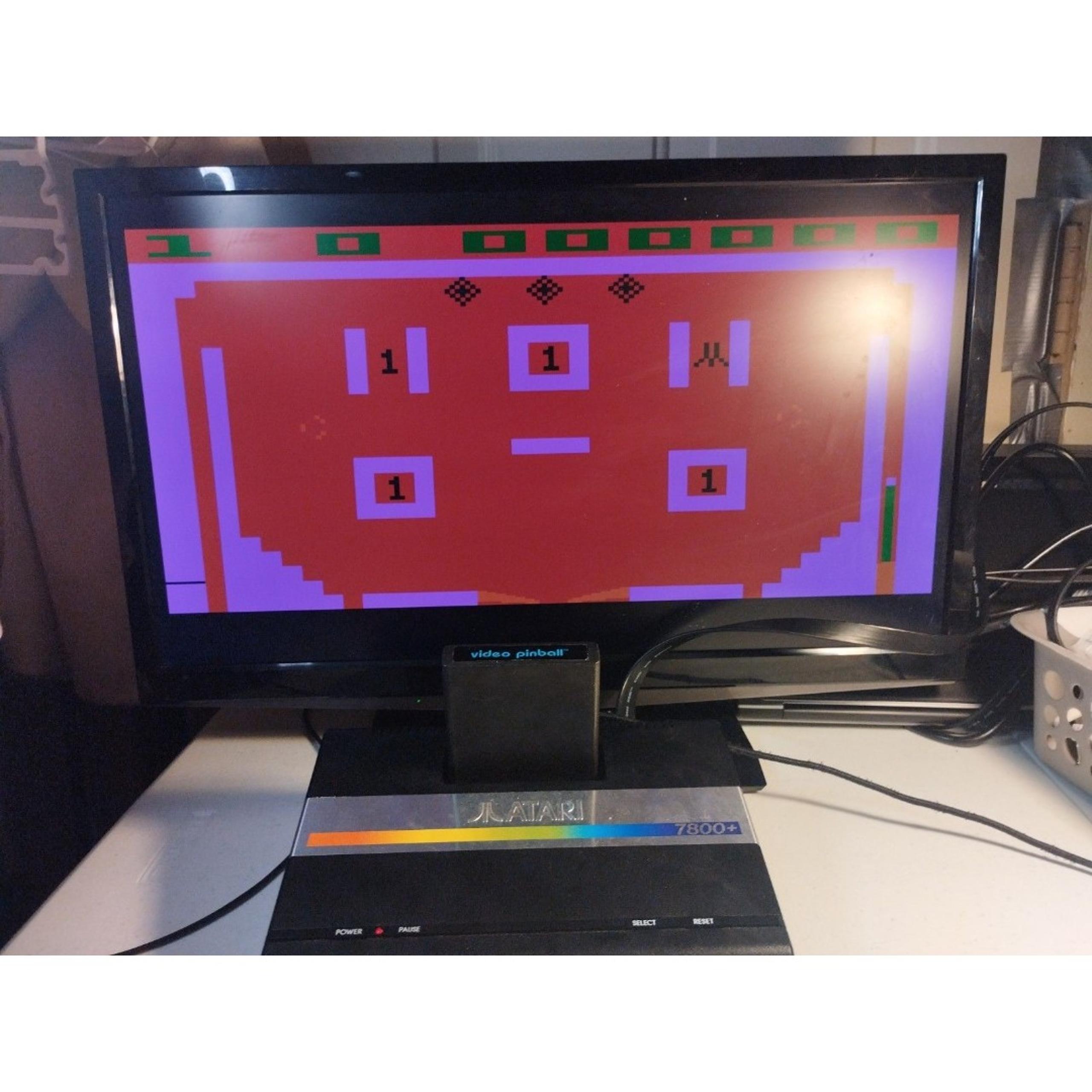 Video Pinball for Atari 2600 - Tested & Works - Vintage 1981