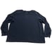 LL Bean Sweatshirt Crew Neck Long Sleeve Misses Size XL Regular Navy Blue 277977