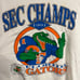 Florida Gators 1991 Chomps Vintage Single Stitch T Shirt XL - (2 small holes)