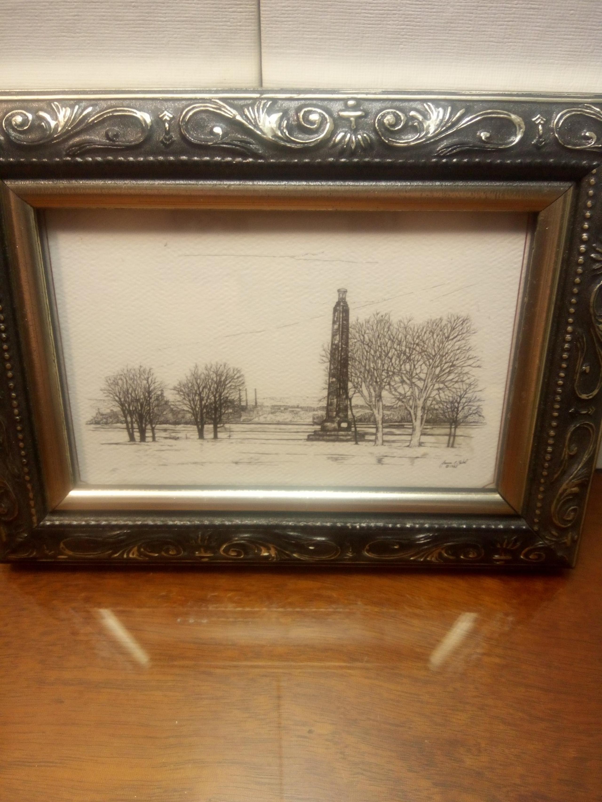 Presque Isle Lighthouse 1982 Erie,Pa. Hand draw. By James E. Sabel