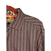ROBERT GRAHAM Cotton Button Front Dress Casual Shirt Long Sleeve Brown Mens XL