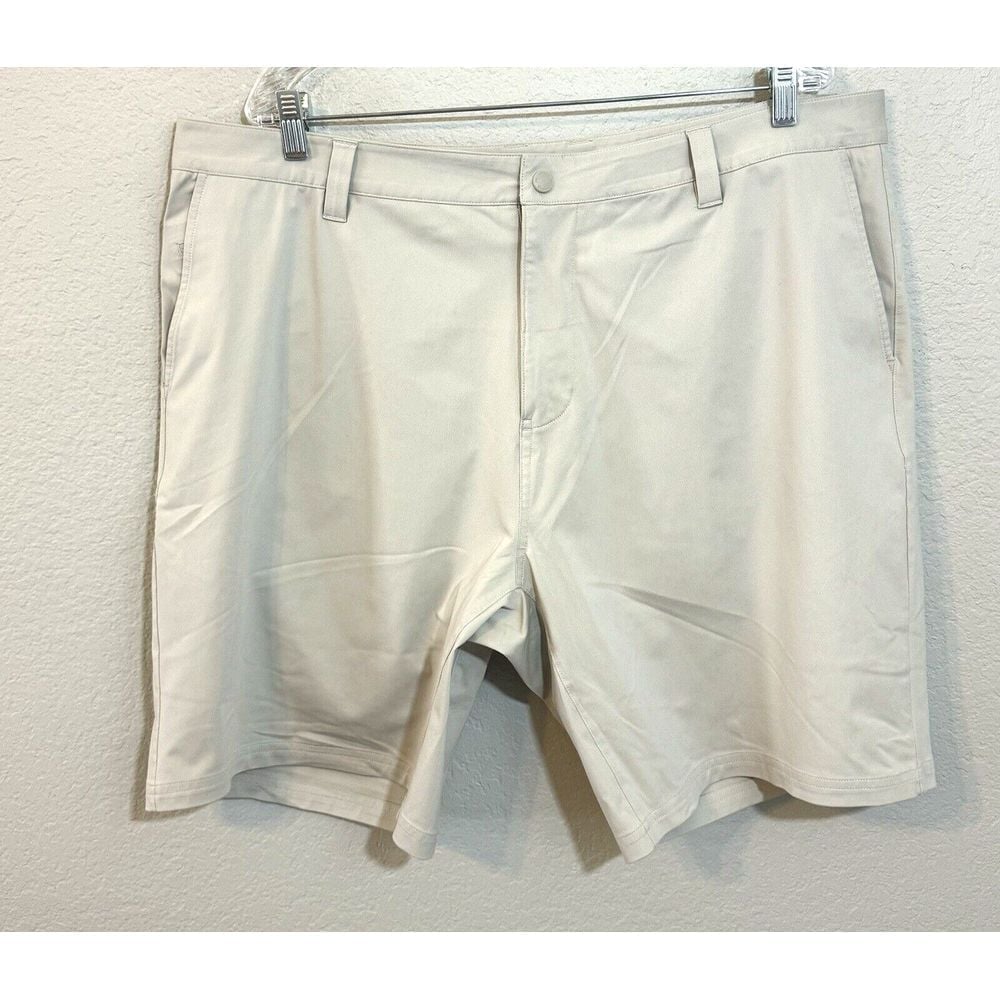 Rhone Commuter Shorts 9 Inseam Mens Size 40 Performance Golf Beige Khaki