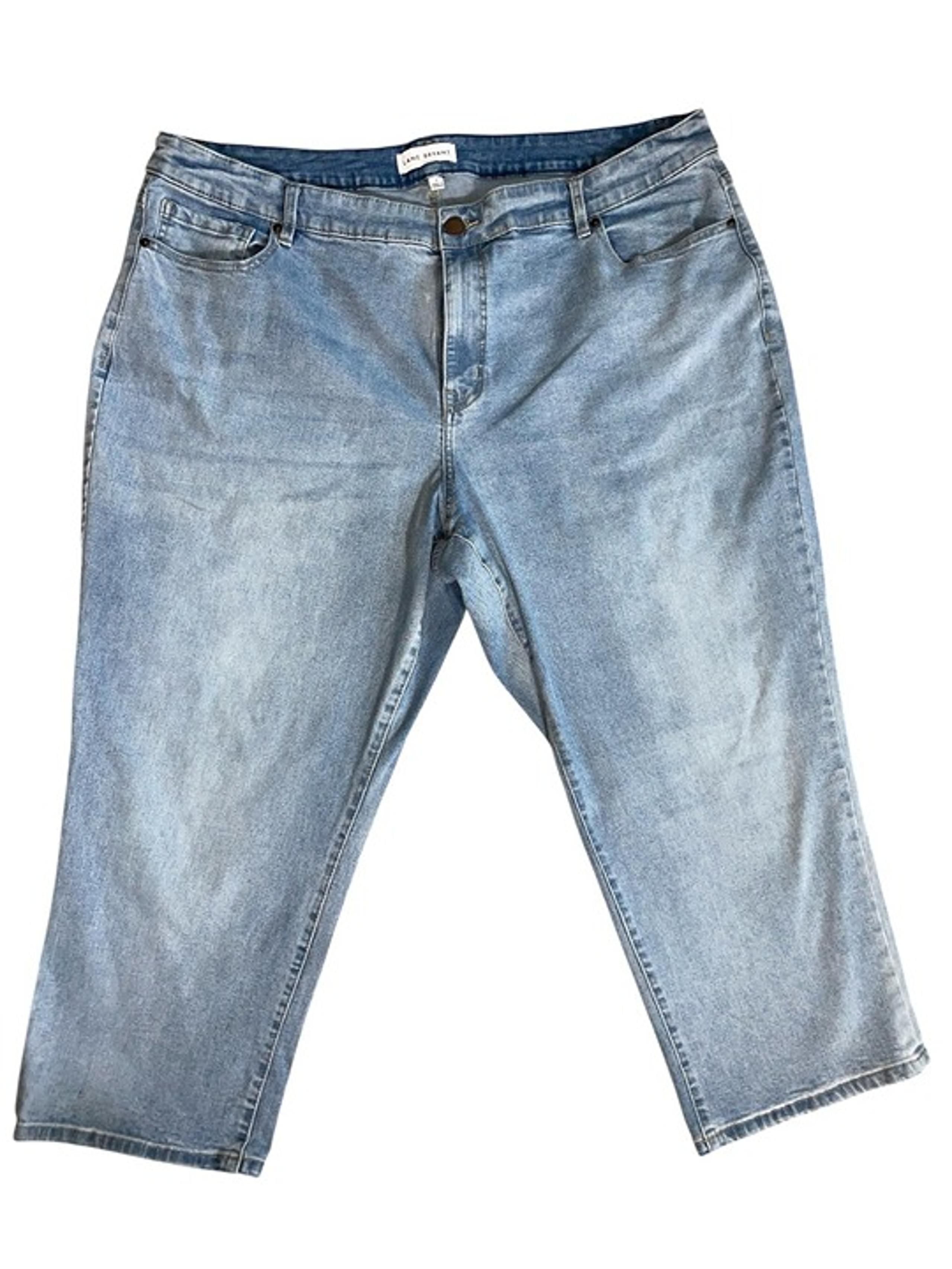 Lane Bryant Mid-Rise Boyfriend Capri Jeans Womens 22 Flex Magic Waistband
