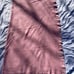 Faribo Acrylic Cotton Blend Waffle Weave Blanket Pink Silky Edge Twin Vtg