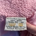 Faribo Acrylic Cotton Blend Waffle Weave Blanket Pink Silky Edge Twin Vtg