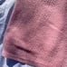 Faribo Acrylic Cotton Blend Waffle Weave Blanket Pink Silky Edge Twin Vtg